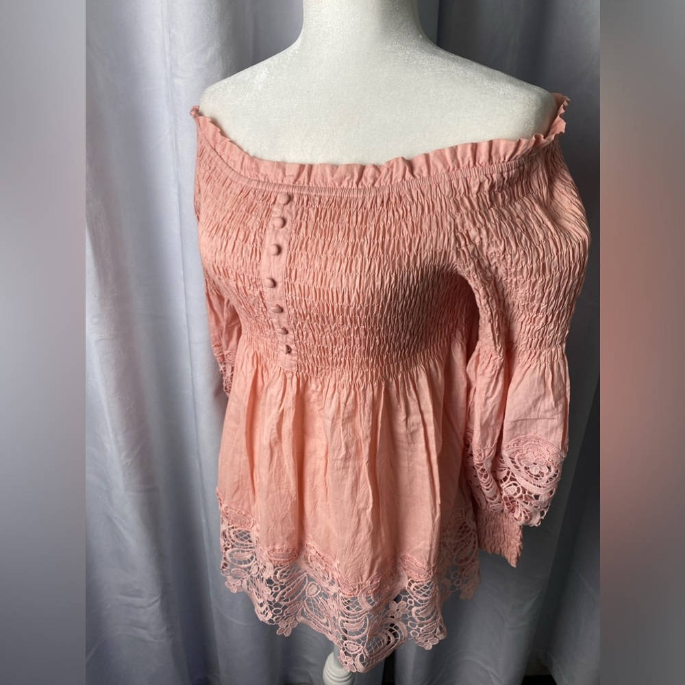 A.Z.I.  Peasant blouse.